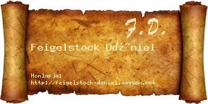 Feigelstock Dániel névjegykártya